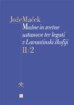 MAŠNE IN SVETNE USTANOVE TER LEGATI V LAVANTINSKI ŠKOFIJI II/2